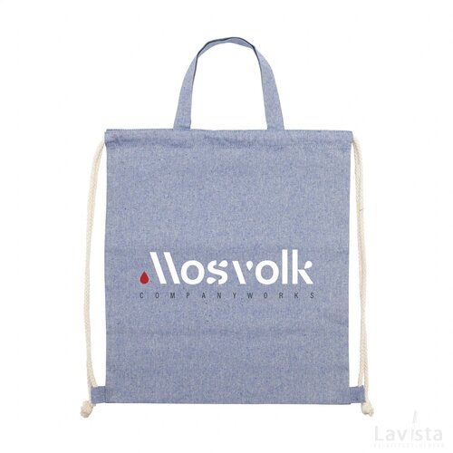 Recycled Cotton Promobag Plus Rugzak Blauw