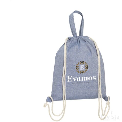 Recycled Cotton Promobag Plus Rugzak Blauw