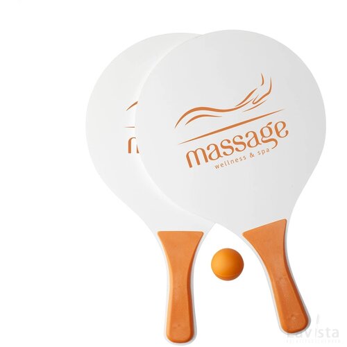 Beachtennis Strandspel Oranje