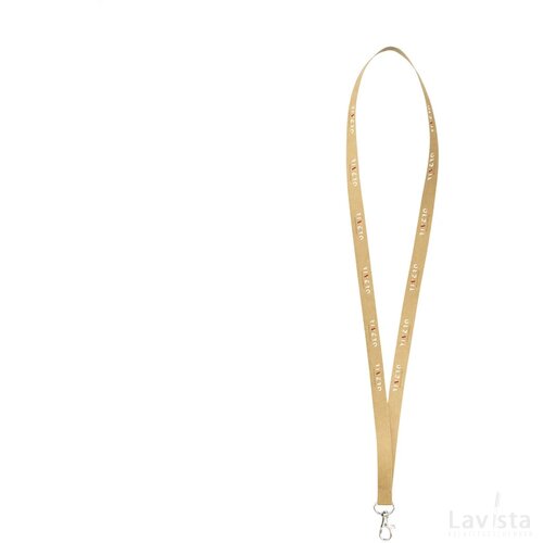 Lanyard Paper 1,5 Cm Keycord Naturel