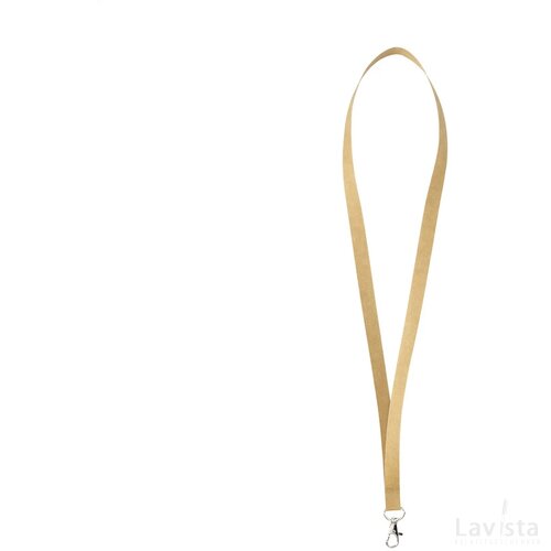 Lanyard Paper 1,5 Cm Keycord Naturel