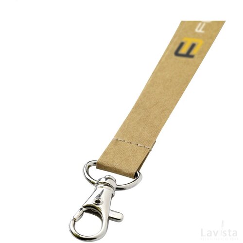 Lanyard Paper 1,5 Cm Keycord Naturel
