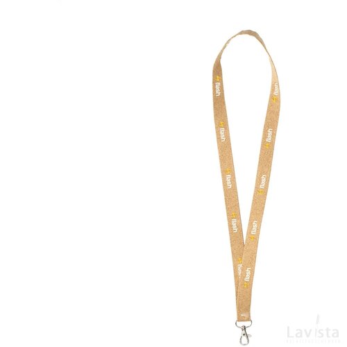 Lanyard Cork 2 Cm Keycord Naturel