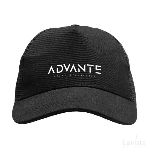 Trucker Recycled Cotton Pet Zwart