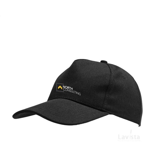 Hamar Cap Recycled Cotton Pet Zwart