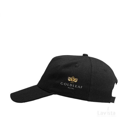 Hamar Cap Recycled Cotton Pet Zwart