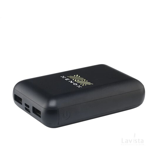 Pocketpower 10000 Wireless Powerbank Draadloze Oplader Zwart