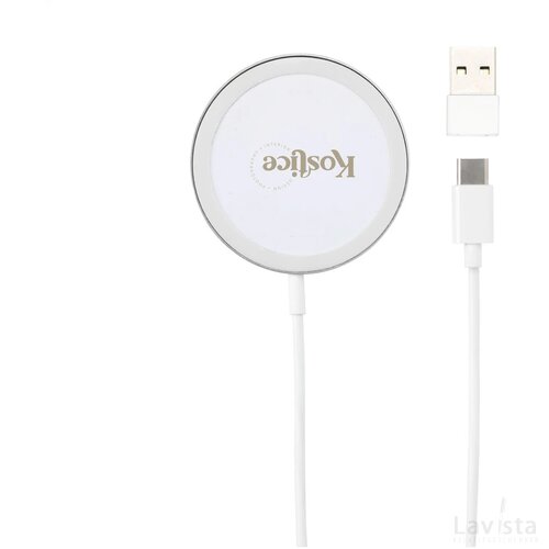 Force Magsafe 15W Recycled Wireless Charger Oplader Wit