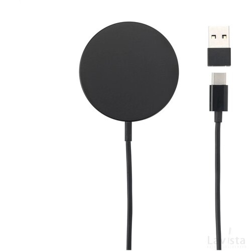 Force Magsafe 15W Recycled Wireless Charger Oplader Zwart