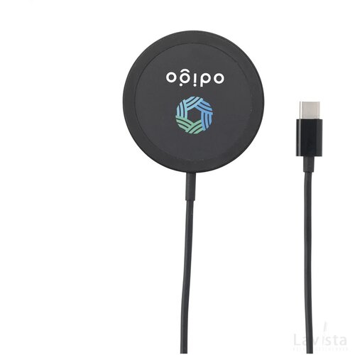 Force Magsafe 15W Recycled Wireless Charger Oplader Zwart