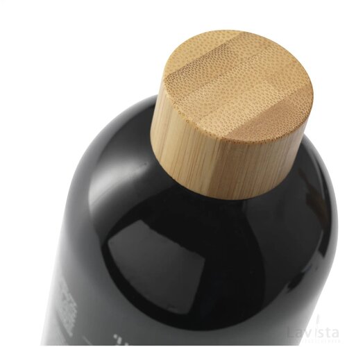 Rpet waterfles (500 ml) Zwart