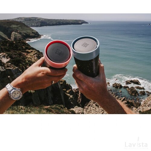 Circular&Co Recycled Coffee Cup 227 Ml Koffiebeker Zwart/Roze