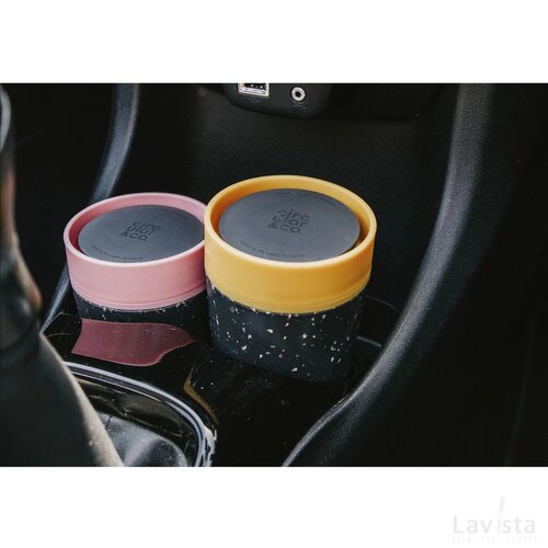 Circular&Co Recycled Coffee Cup 227 Ml Koffiebeker Zwart/Roze