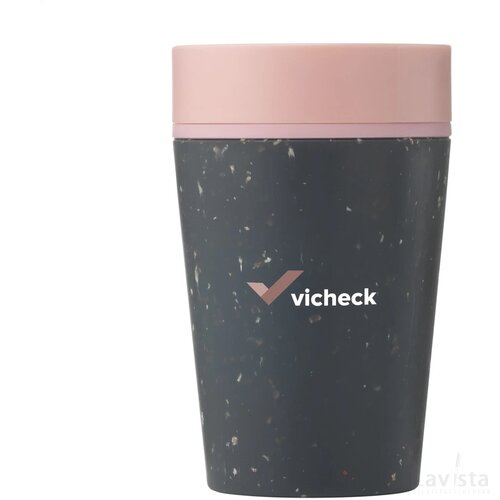 Circular&Co Recycled Coffee Cup 227 Ml Koffiebeker Zwart/Roze