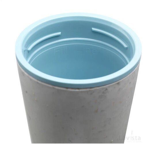 Circular&Co Recycled Coffee Cup 227 Ml Koffiebeker Wit/Blauw