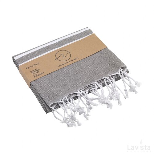 Oxious Hammam Towels - Vibe Luxury Stripe Hamamdoek Kaki