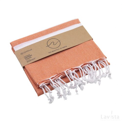 Oxious Hammam Towels - Vibe Luxury Stripe Hamamdoek Oranje