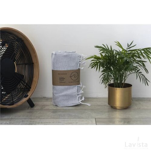 Oxious Hammam Towels - Vibe Luxury Stripe Hamamdoek Grijs