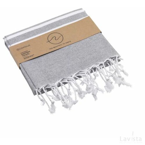 Oxious Hammam Towels - Vibe Luxury Stripe Hamamdoek Grijs