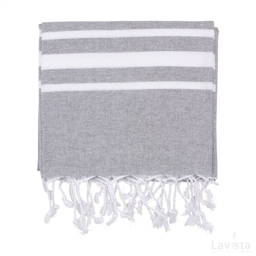 Oxious Hammam Towels - Vibe Luxury Stripe Hamamdoek Lichtgrijs