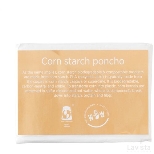 Corn Poncho Regenponcho Transparant