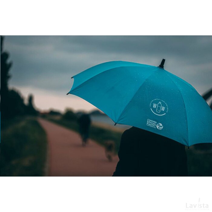 Rpet Umbrella Paraplu 32 Inch Ocean Blue