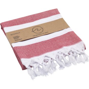 Oxious Hammam Towels - Promo Hamamdoek Rood