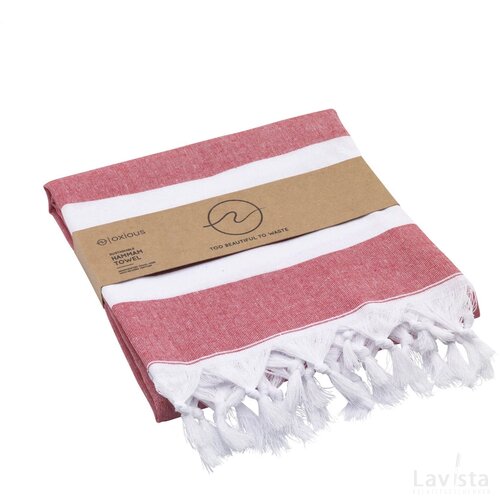 Oxious Hammam Towels - Promo Hamamdoek Rood