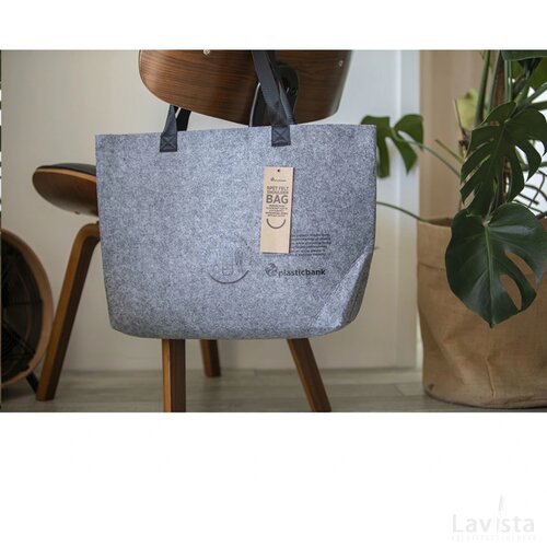 Rpet Felt Shoulder Bag Schoudertas Grijs