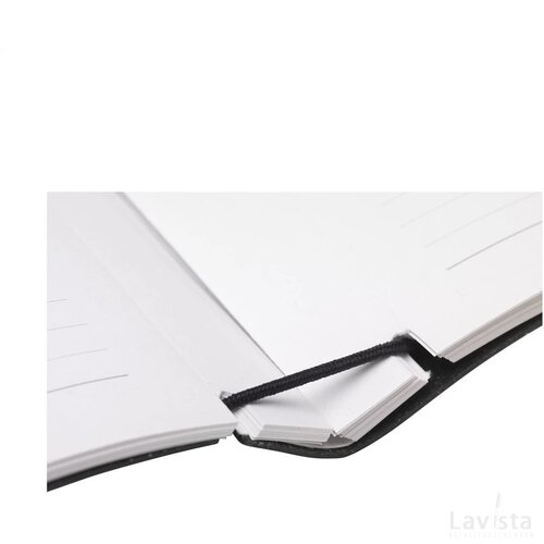Recycled Leather Notebook A5 Notitieboek Donkerblauw