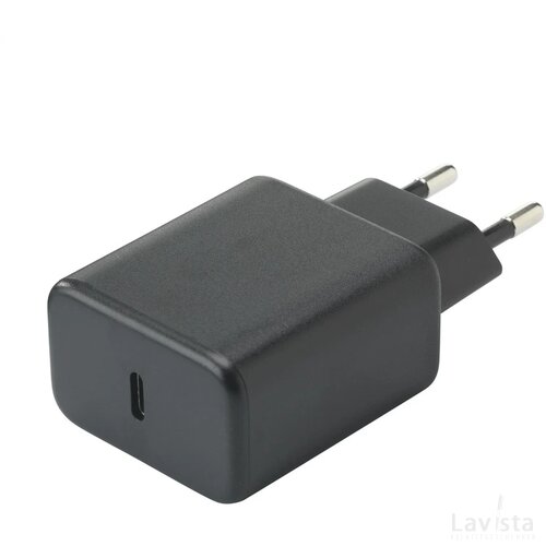 Usb-C 20W Walter Wall Charger Oplaadstekker Zwart