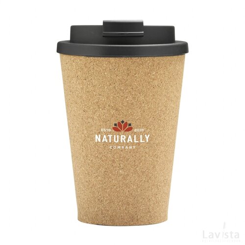 Pla Cork Cup 350 Ml Koffiebeker Kurk