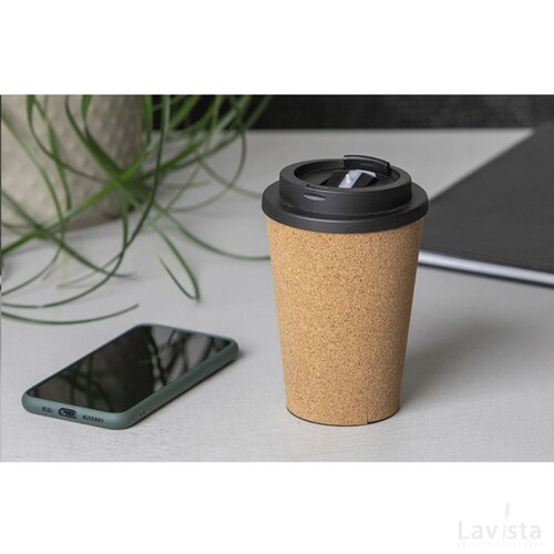 Pla Cork Cup 350 Ml Koffiebeker Kurk
