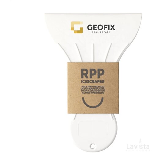 Recycled Social Plastic Ice Scraper Ijskrabber Wit