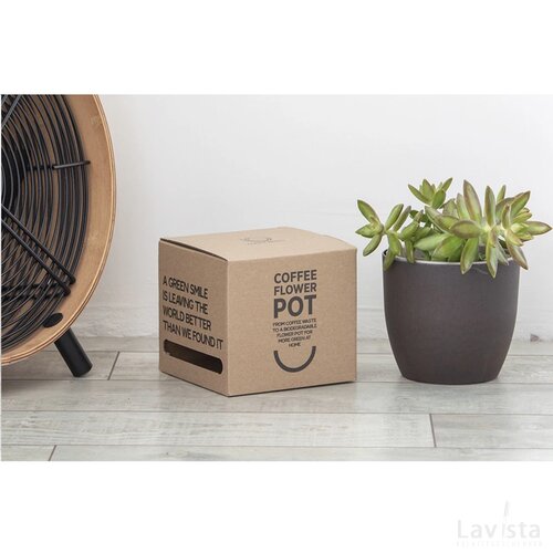 Coffee Flowerpot Bloempot Bruin