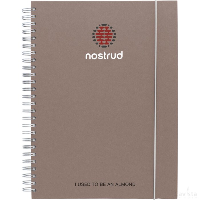 Notebook Agricultural Waste A5 - Hardcover 100 Pagina's Almond