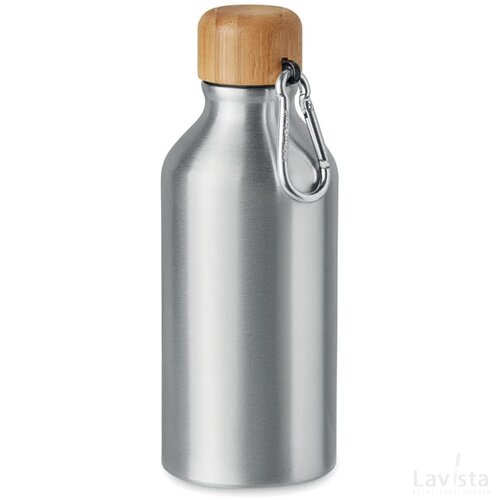 Aluminium drinkfles 400 ml Amel mat zilver