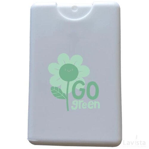 Handreinigingsspray card, 16 ml wit