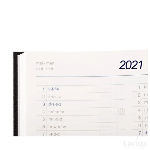 Eurodirect Agenda 4-Talig Zwart