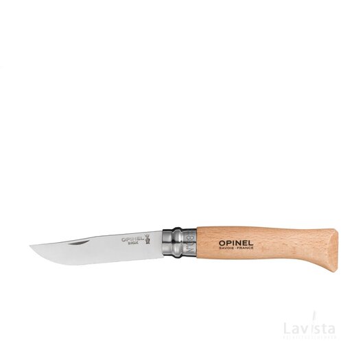Opinel Inox No 08 Zakmes Hout