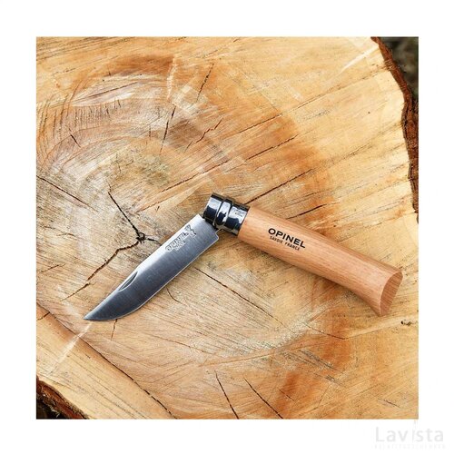 Opinel Inox No 08 Zakmes Hout