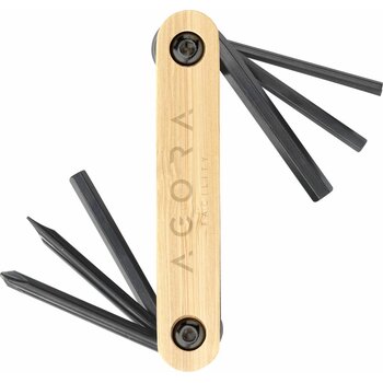 Fiets multitool met 5 inbussleutels Bruin