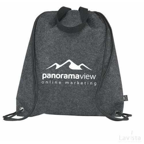 Rpet Felt Promobag Plus Rugzak Donkergrijs
