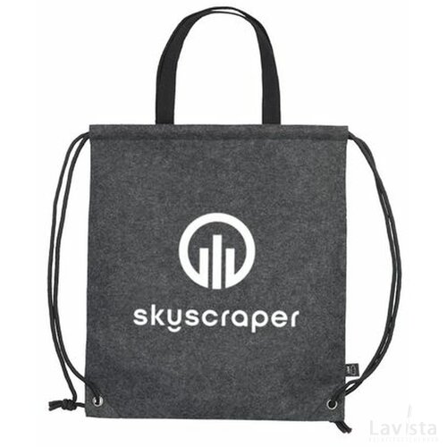Rpet Felt Promobag Plus Rugzak Donkergrijs