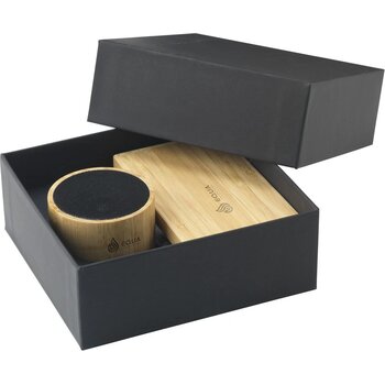 Powerbox Bamboo Geschenkset Bamboe