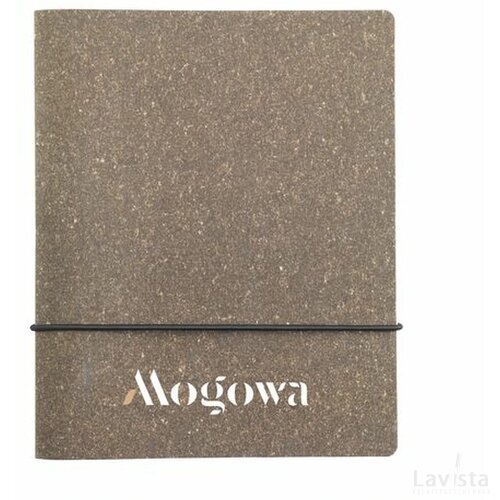 Recycled Leather Refillable Notebook A5 Notitieboek Bruin