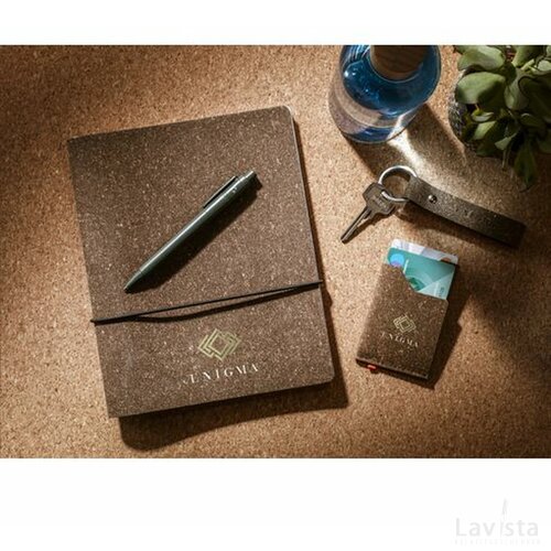 Recycled Leather Cardholder Kaarthouder Bruin
