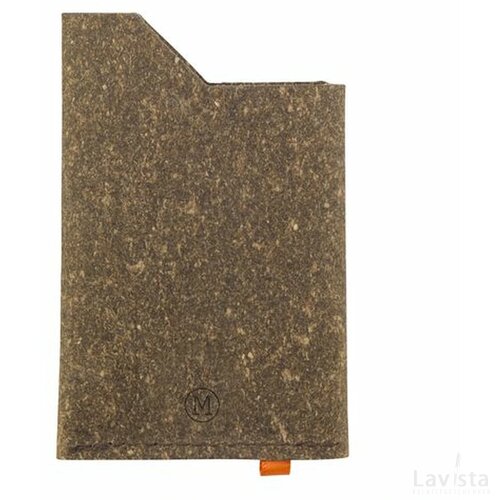 Recycled Leather Cardholder Kaarthouder Bruin