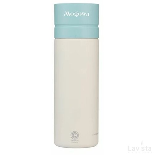 Circular&Co Reusable Bottle Waterfles Crème/Blauw