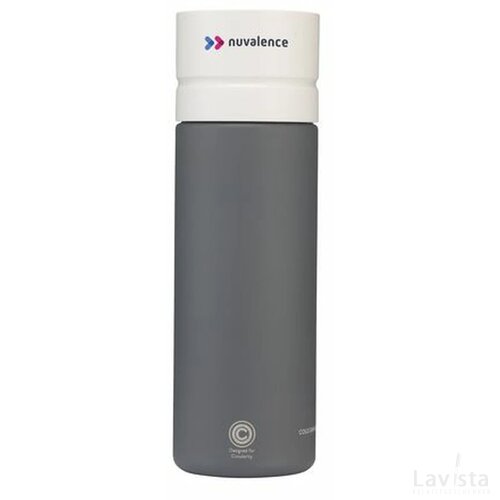 Circular&Co Reusable Bottle Waterfles Grijs/Cremé